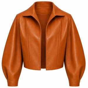 Leather Girls Jacket