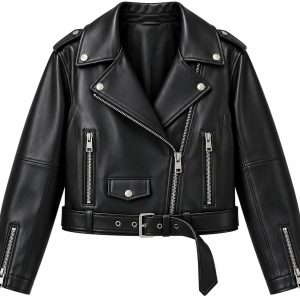 Leather Girls Jacket