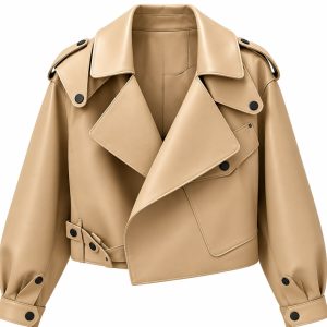 Leather Girls Jacket